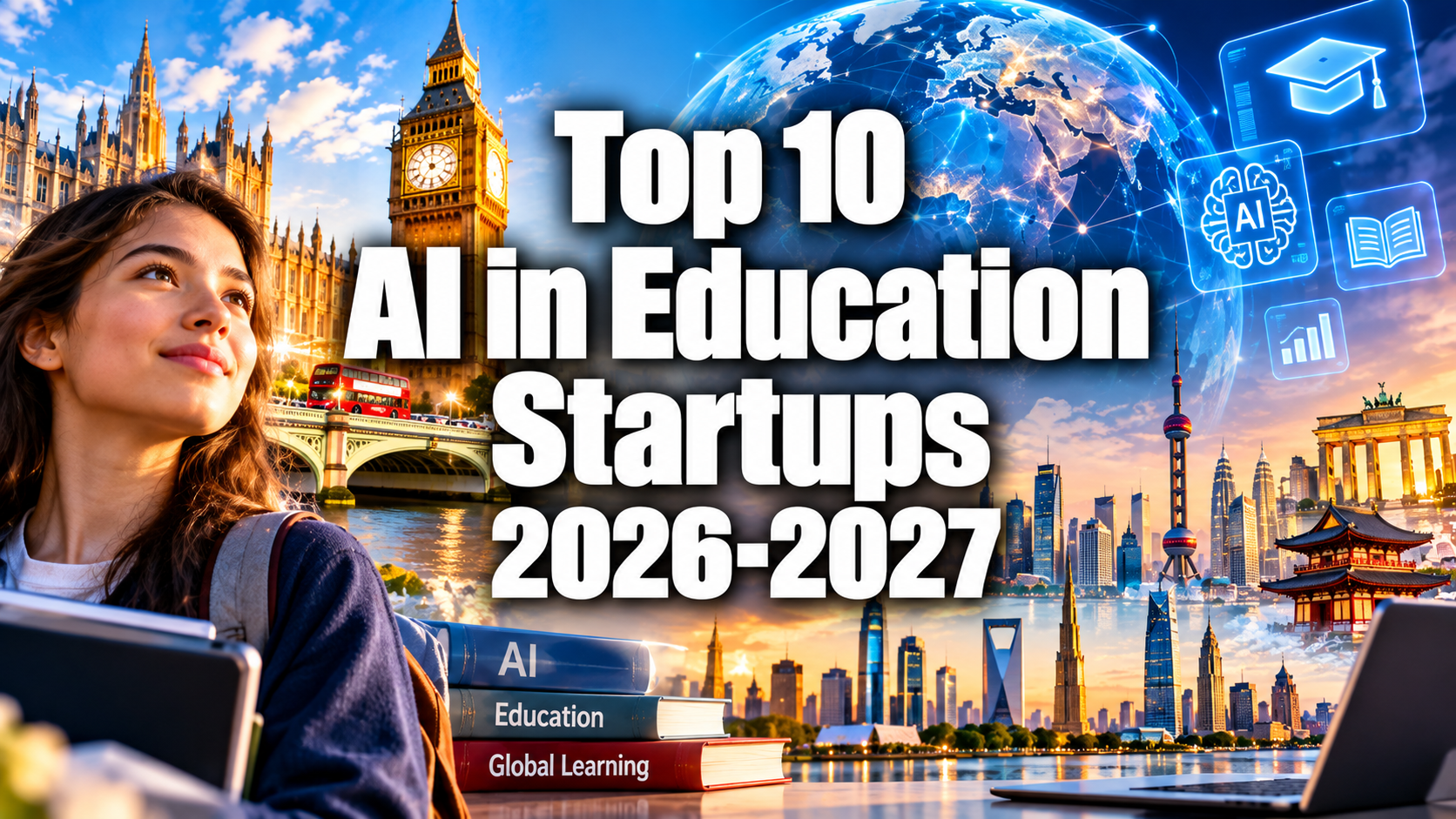 List of Top 10 AI in Education Startups in London, UK, Europe, USA, Asia, India, China, Japan, Saudi Arabia, UAE and Germany in 2026–2027