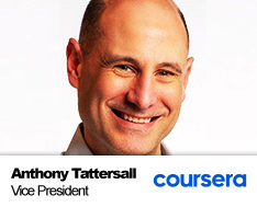 Anthony Tattersall, Vice President of Coursera